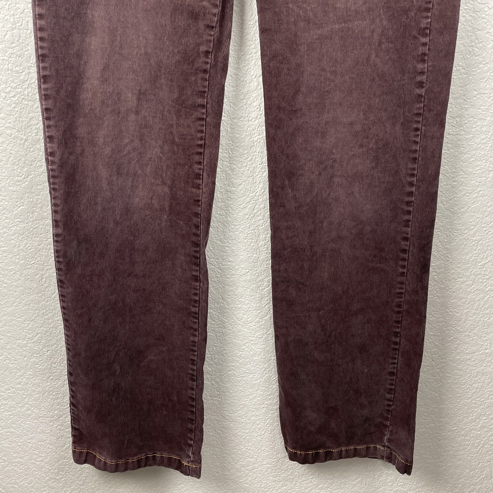 Prana Corduroy Pants Womens 12 Brown‎ Wide Leg Casual Outdoor Cabincore Y2K - Picture 4 of 12